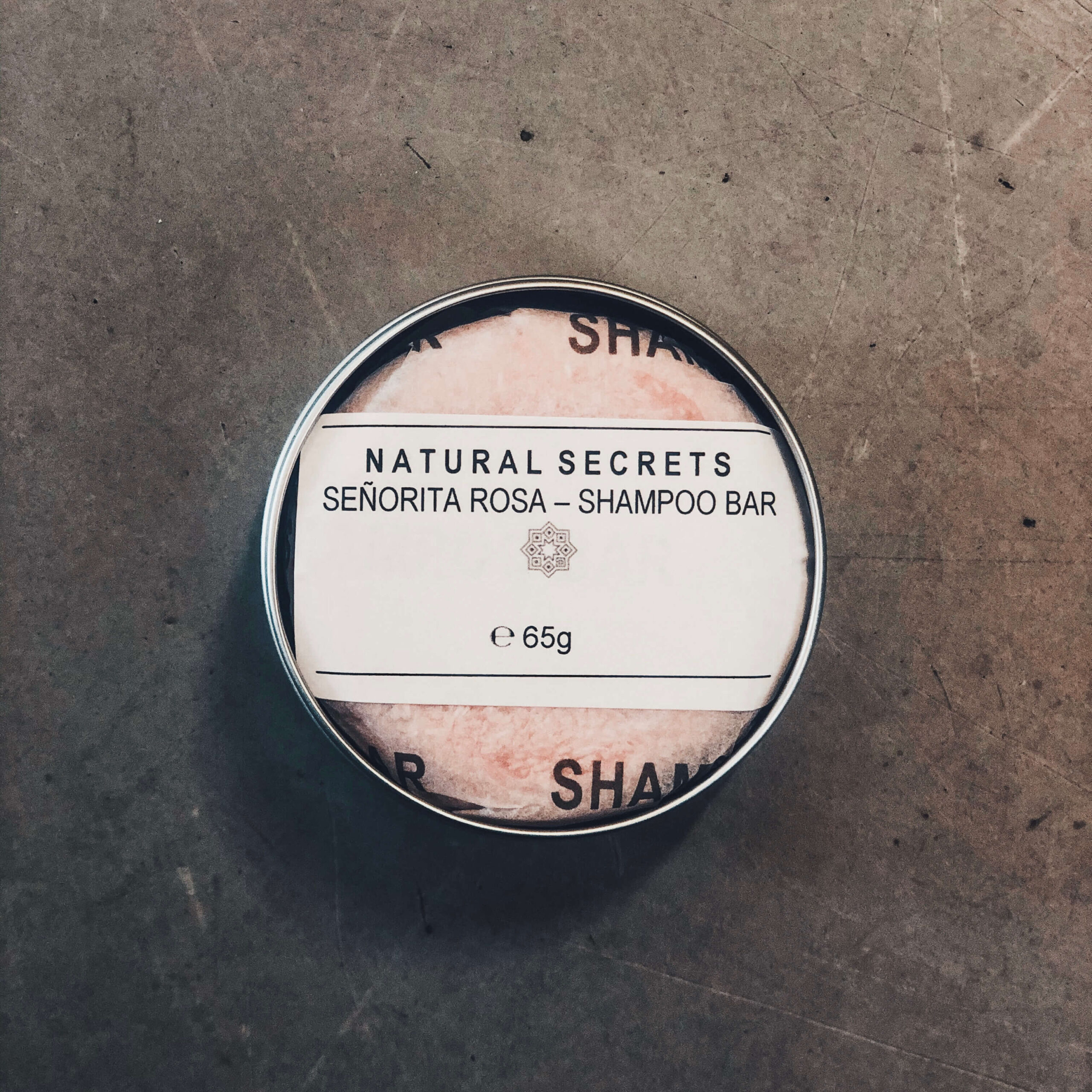 Natural Secrets Senorita Rosa solid shampoo bar | ietsmethaar | Shampoo bar voor elk haartype, vooral bij gevoelige huid